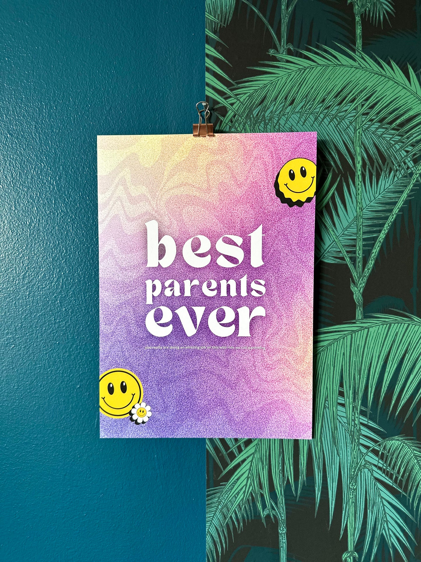 Best parents ever A4 Print